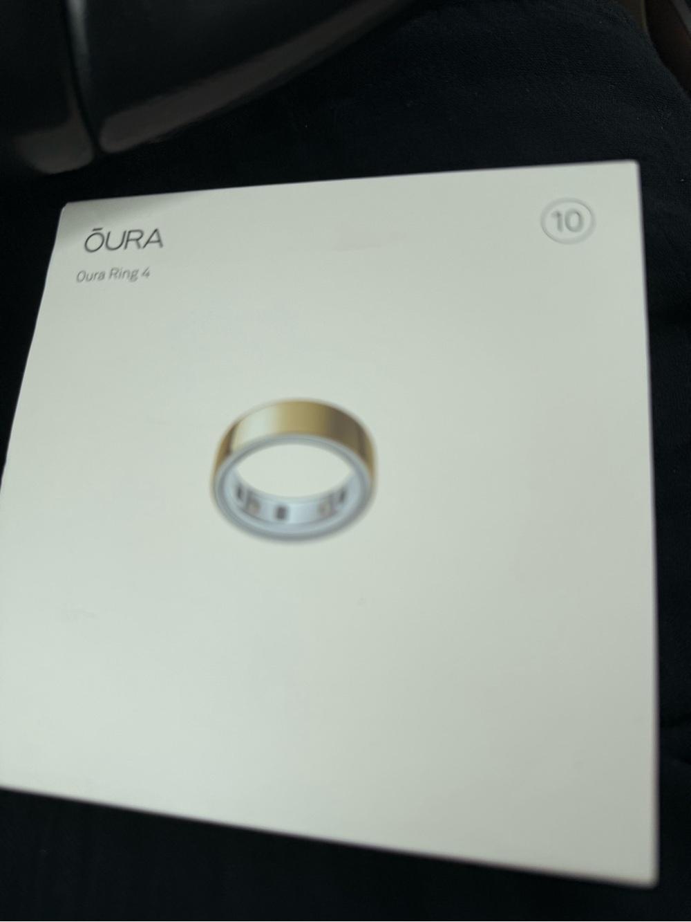 Oura Gold Tone Smart Ring - Oura Ring 4 size 10